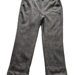Laundry by Shelli Segal Black and White Textured Pants Photo 0