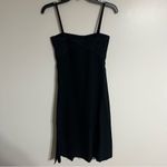 Women’s Albert Nipom Pure Wool Dress & Jacket Set Black Jewel Button Size Small Photo 11