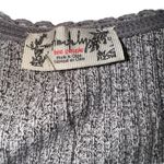 Free People  Most Wanted Gray Ribbed Tank Top‎ Size L Photo 3