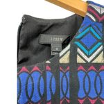 J.Crew  | 6 | Metallic Sheer Long Sleeve Dress Short Women's Silver Blue Photo 2