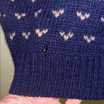 Vintage Multicolor Knit Sweater Vest Blue Size L Photo 6