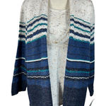 Alfred Dunner X-Large Sweater Striped 3/4 Sleeve Necklace Stretch 1-Piece Multi Photo 0