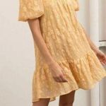 Moon River Back Button Tiered Mini Dress Photo 0