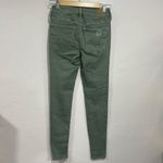 American Eagle Jegging Women's 2 Skinny Jeans Green Distressed Photo 2