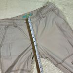 Boden Women Beige Cargo Pants Cuff Button Detail Wide Leg Cotton Size 6R Tan Photo 10