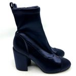 Marc Fisher  ICELA Blue Satin Ankle Booties Women's 6 US Photo 2