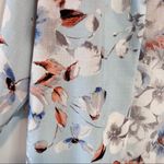 BonWorth Cardigan Open Front 3/4 Sleeve Floral Blue Size M Photo 1