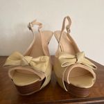 Enzo Angiolini  Slingback Heels‎ With Bows Tan Photo 2