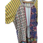 Uncle Frank Printed Ivy Patchwork Drawstring Waist Mini Dress Multicolor Size XL Photo 8