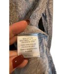 Garnet Hill  Gray white Swirl Print Long Sleeve Casual T-Shirt Women Sz M Photo 7