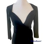 Norma Kamali  Black Sweetheart Wrap Dress XS Photo 3