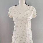 Style & Co  Sport White Sunglass Print Essential Tee S Photo 0