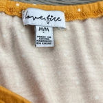 Love, Fire  cut out polka dot front tie dark yellow sundress size Medium NWOT Photo 5