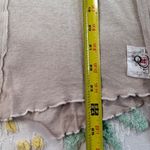 We The Free People XS Henley Top Long Sleeve Ribbed Knit Casual Button Front Photo 3