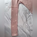 Lucky Brand  Light Pink Heart Patterned Long Sleeve Thermal Tee Size Small Photo 5