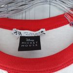 Disney Zara  Red and Blue Mickey Mouse Shirt Photo 2