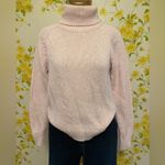 Derek Heart Women's Pink Turtleneck Sweater fitted size M Photo 4