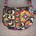 Vera Bradley Lizzy Suzani Crossbody Purse, black, purple, yellow, green Photo 6