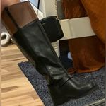 Solanz Full Length Boots Black Tan Zip up Gretchen Winter Dress Womens 7.5 New Photo 11