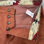 NWT Frye and Co. Jeans Womens 10 Cognac High Rise Wash Bell Bottom Raw Hem Brown Photo 6