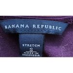 Banana Republic Elegant Purple Sleeveless Draped Top Rayon Blend Stretch‎ Fitted Blouse Photo 5