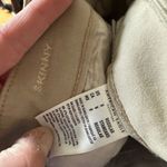 American Eagle  tan skinny 8 preppy flat front slacks Photo 1