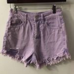 Wild Fable The Highest Rise Purple Jean Short Frayed Hem 2 Pastel Boho Festival Photo 0