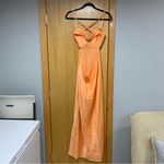 Princess Polly  Giselle Midi Orange Dress - Size 10 Photo 1