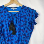 Karina Grimaldi  Raffa Royal Blue Print Mini Dress S Photo 3