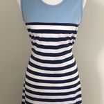Denim & Co. Blue/White Striped Maxi Dress sz XS Blue Photo 1