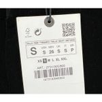 ZARA Velvet Pants Womens S Black Straight Leg Luxurious Soft Trouser Retro Chic Photo 8