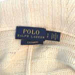 Ralph Lauren Polo Women’s Cable Knit Cashmere Open Front Cardigan Cream Size S Photo 6
