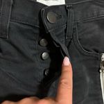 Current/Elliott  The Dallon Zipped Straight Black Gray-  Size 25 Photo 9