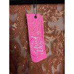 Southern Fried Chics Sequin Open Duster Kimono Long Sleeve Bronze XL NEW Gold Photo 5