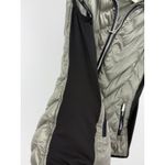 Calvin Klein Performance Puffer Vest Women L Green Premium Down Filling Pockets Photo 4