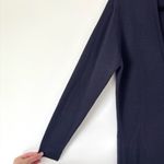 Karen Kane Lifestyle Extra Long Navy Blue Knit Cardigan 100% Merino Wool Photo 6