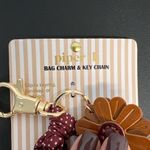 Piper K | Boho Vintage Bag Charm w/ Scarf Red Photo 1