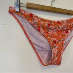 Summersalt Orchid Ditsy Floral Print Bikini Bottom in Orange Sz 6 Small Photo 3