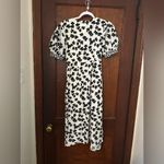 NWT Love, Whit by Whitney Port Floral Wrap Midi Dress Size S Black Photo 3