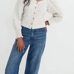 Madewell Corduroy Sweetheart Smocked-Back Top Photo 0