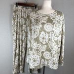 Koolaburra by Ugg Cloud Jersey Straight Leg Pajama Size M Cashmere Beige Tie Dye Photo 0