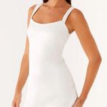 Peppermayo  Odette Satin Mini Dress White Photo 0
