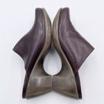 NAOT Eden Dream Leather Mule Clog Deep Brown Purple Women's Size 38 US Size 7 Photo 8