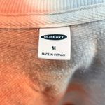 Old Navy  Tie Dye Sweatshirt Pullover Long Sleeve Pink Orange Blue Yellow Size M Photo 2