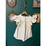 Ulla Johnson  Ivory Cream Elena Top Sz 4 Photo 5