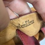 Clarks Born Timia raspberry pink leather sandals heels women’s size‎ 9 casual summer Photo 5