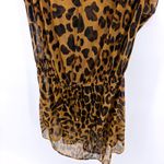 Ralph Lauren Lauren  Women's Leopard Print Sheer Mesh Swim Cover Up- Fits Small Photo 2