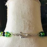 Handcrafted forest surrender mixed crystal bead faceted stone pendant necklace Green Photo 9