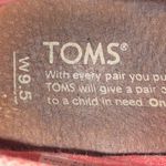 Toms  WO SIZE 9.5 ESPADRILLE 3” WEDGE SHOES GRAY CREAM DESIGN CLEAN LACE  UP Photo 1