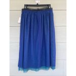 Reverse  Clothing Canada Blue‎ Layered Mesh Skirt Womens 8 NEW NWT Vintage VTG? Photo 4